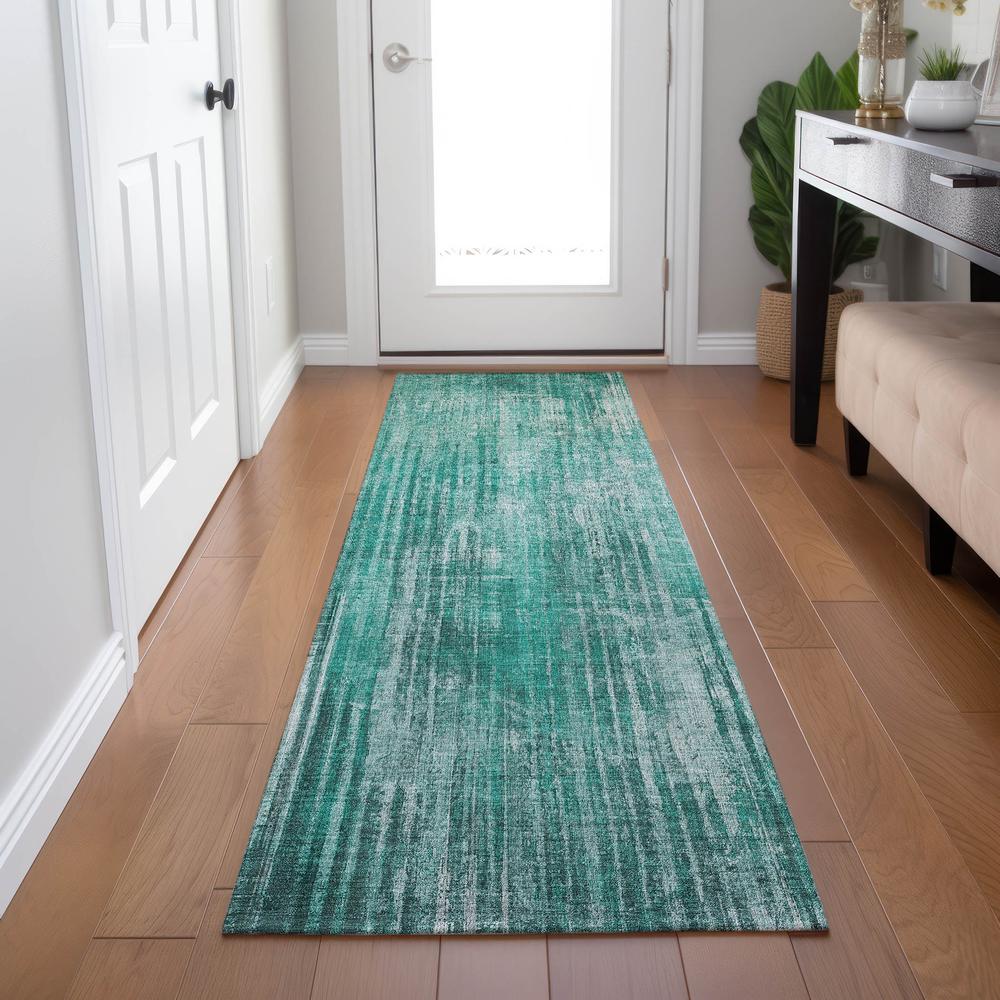 Chantille ACN582 Teal 2'3" x 7'6" Rug. Picture 6
