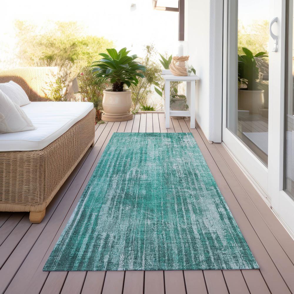Chantille ACN582 Teal 2'3" x 7'6" Rug. Picture 7