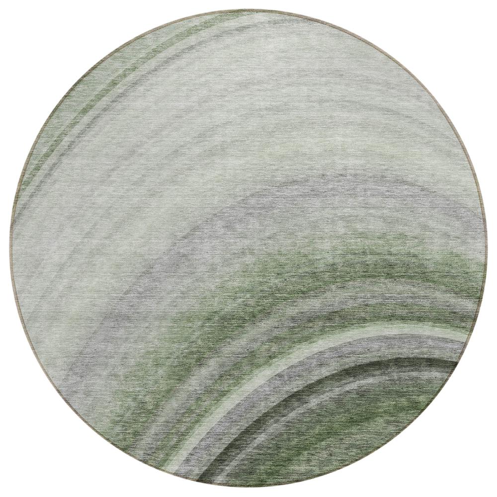 Chantille ACN584 Green 8' x 8' Rug. Picture 1