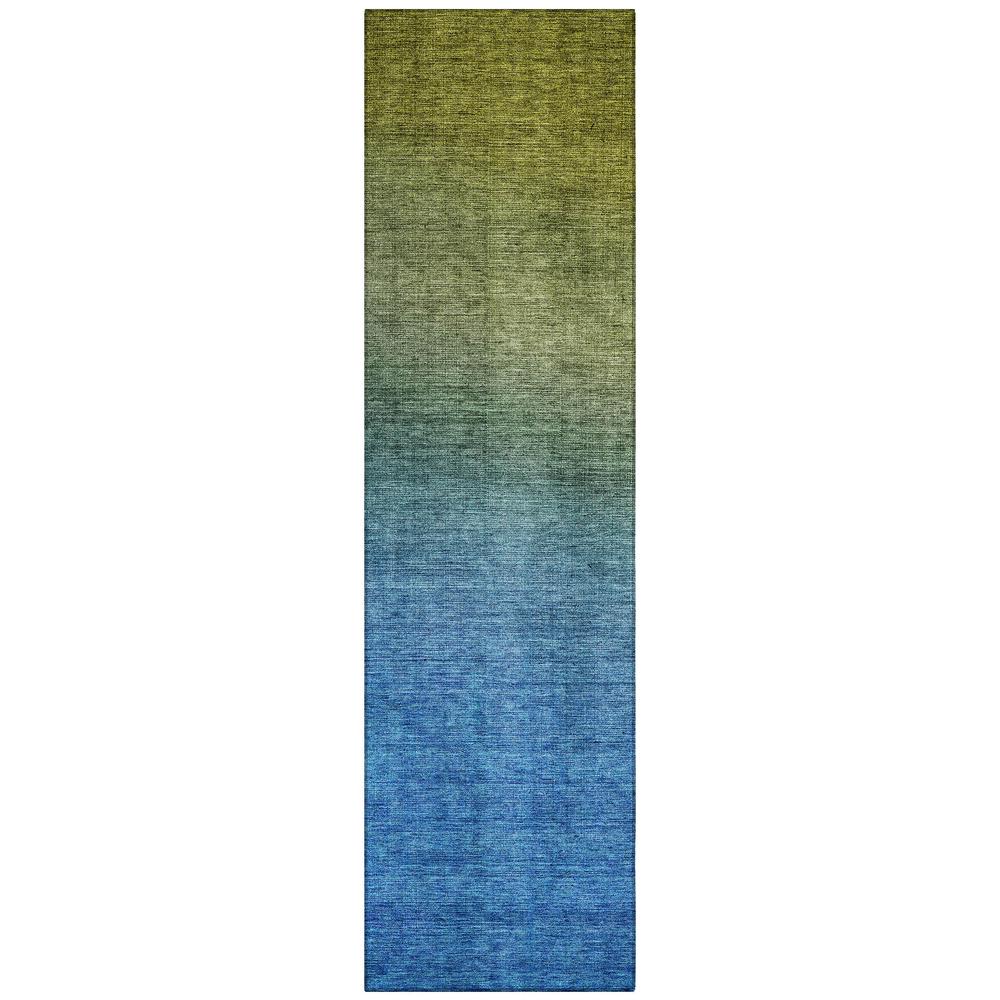 Chantille ACN587 Green 2'3" x 7'6" Rug. Picture 1