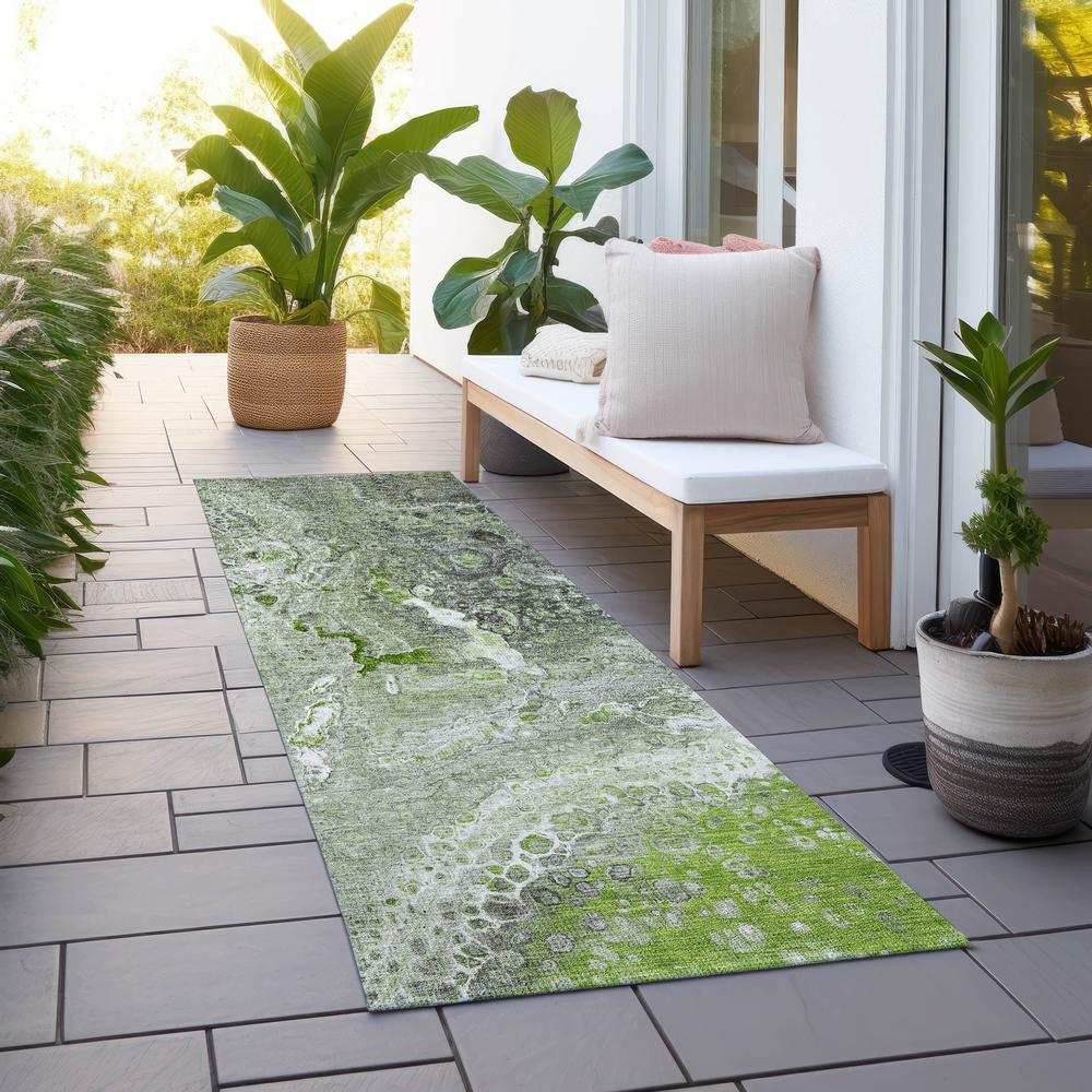 Chantille ACN588 Green 2'3" x 7'6" Rug. Picture 7