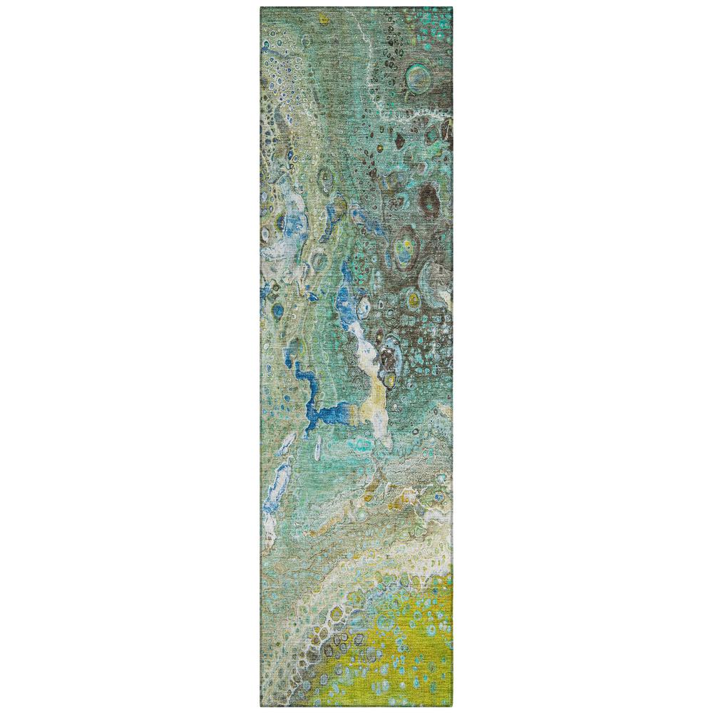 Chantille ACN588 Teal 2'3" x 7'6" Rug. Picture 1