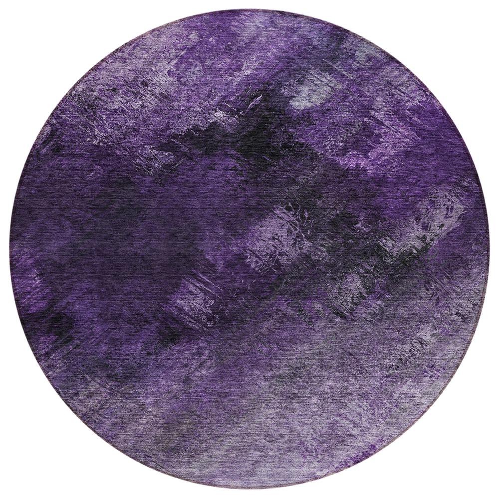 Chantille ACN590 Purple 8' x 8' Rug. Picture 1