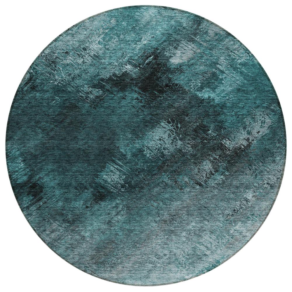 Chantille ACN590 Teal 8' x 8' Rug. Picture 1