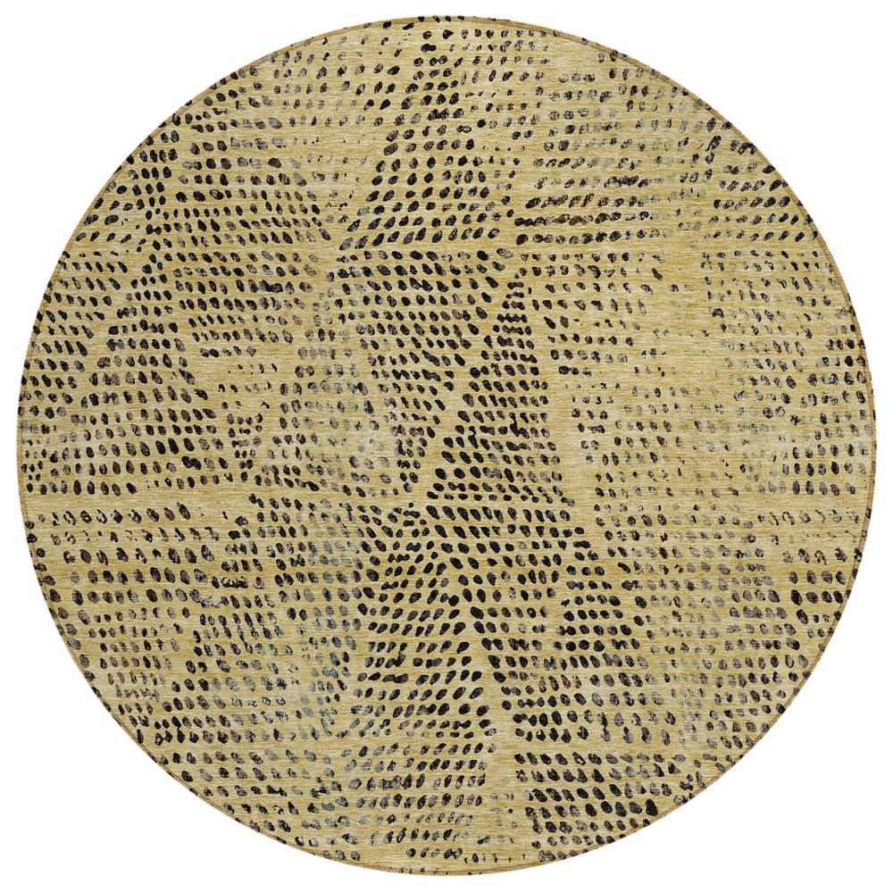 Chantille ACN591 Gold 8' x 8' Rug. Picture 1