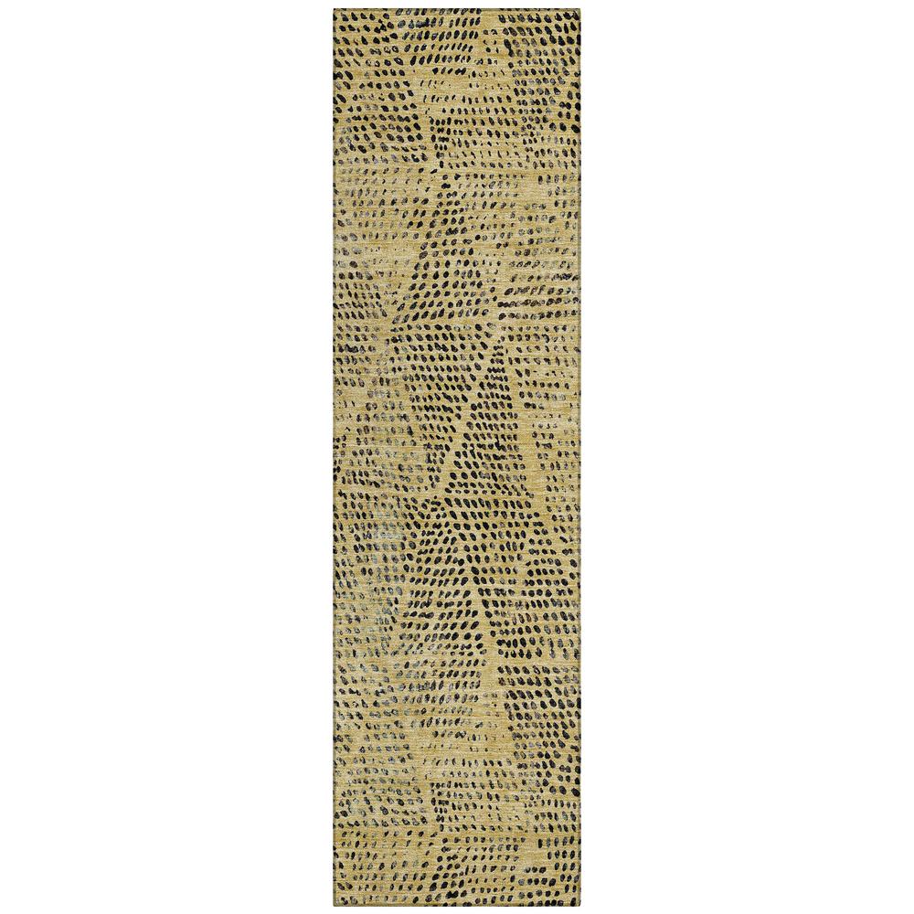Chantille ACN591 Gold 2'3" x 7'6" Rug. Picture 1