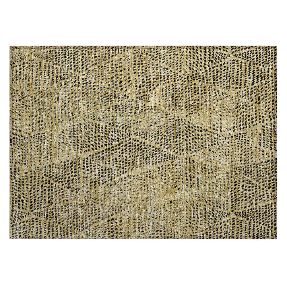 Chantille ACN591 Gold 1'8" x 2'6" Rug. Picture 1