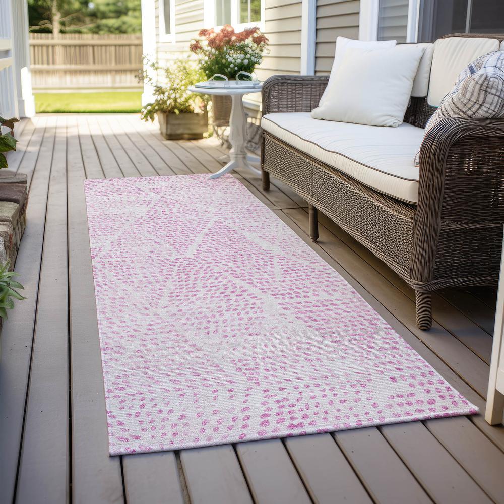 Chantille ACN591 Pink 2'3" x 7'6" Rug. Picture 7