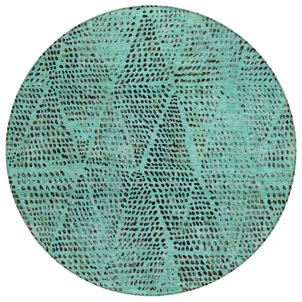 Chantille ACN591 Teal 8' x 8' Rug. Picture 1