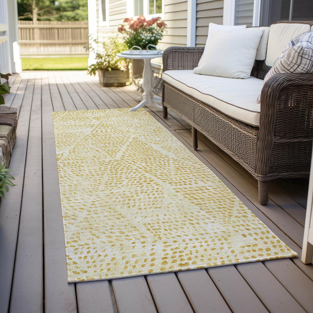 Chantille ACN591 Gold 2'3" x 7'6" Rug. Picture 7