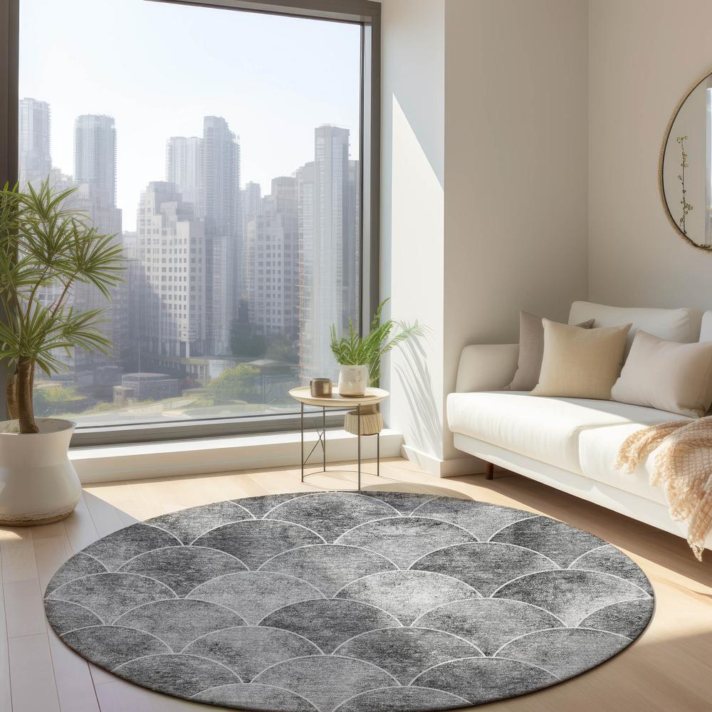 Chantille ACN594 Gray 8' x 8' Rug. Picture 6