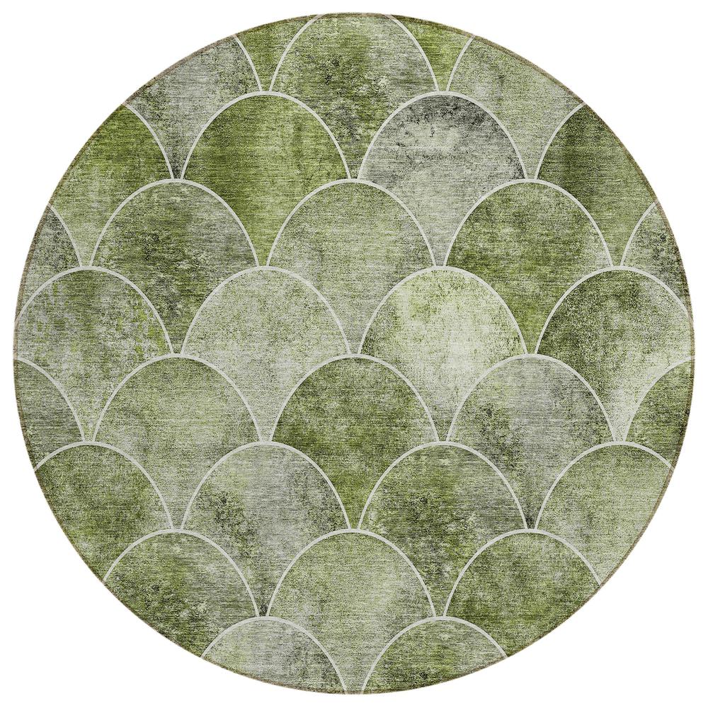 Chantille ACN594 Green 8' x 8' Rug. Picture 1
