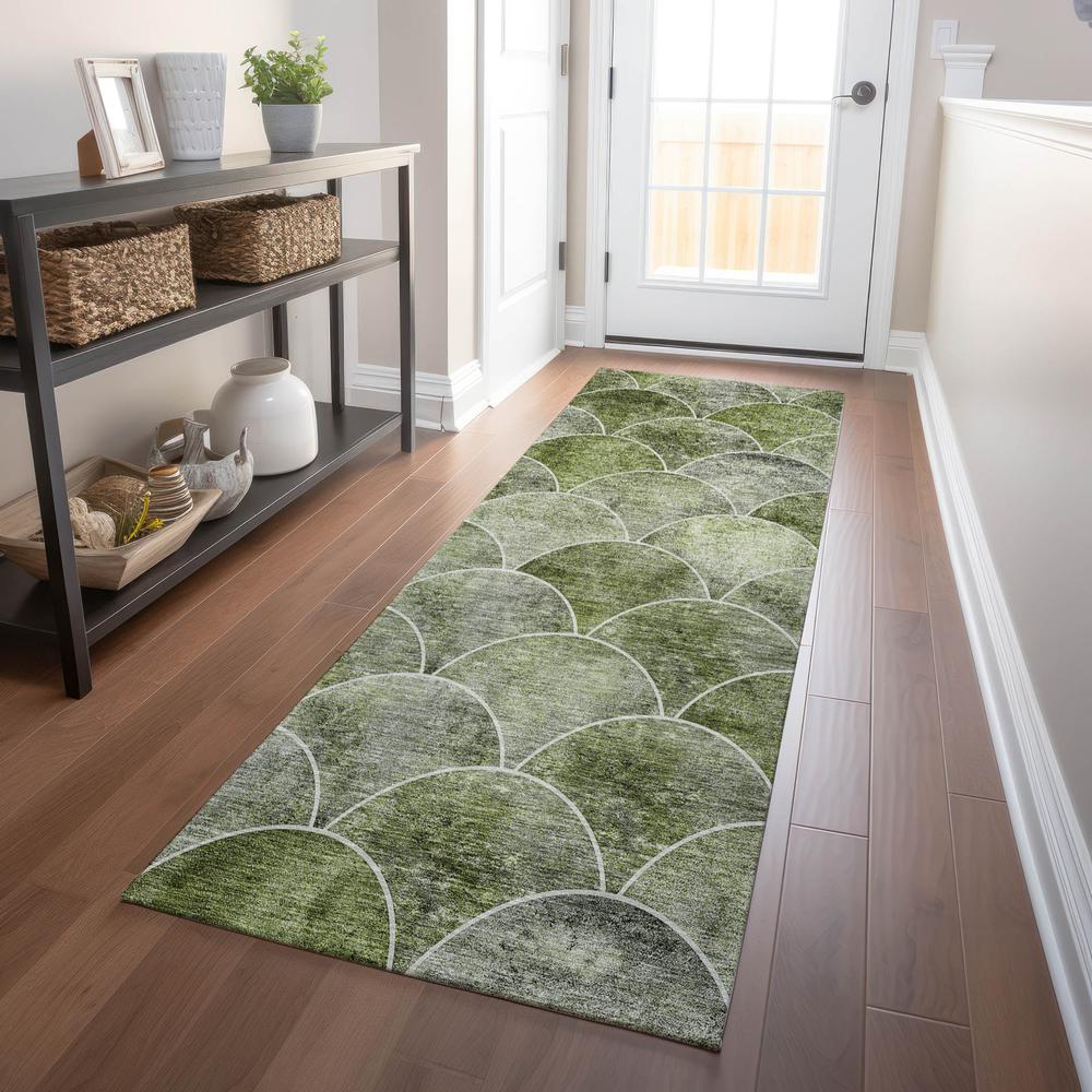 Chantille ACN594 Green 2'3" x 7'6" Rug. Picture 6