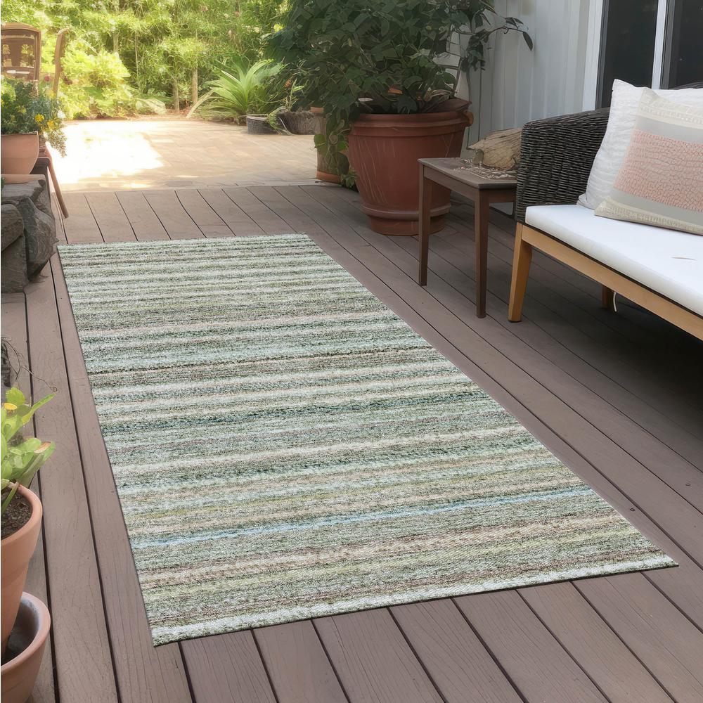 Chantille ACN598 Green 2'3" x 7'6" Rug. Picture 7