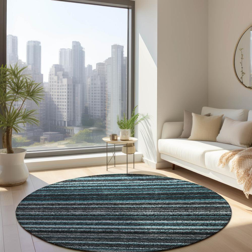 Chantille ACN598 Teal 8' x 8' Rug. Picture 6