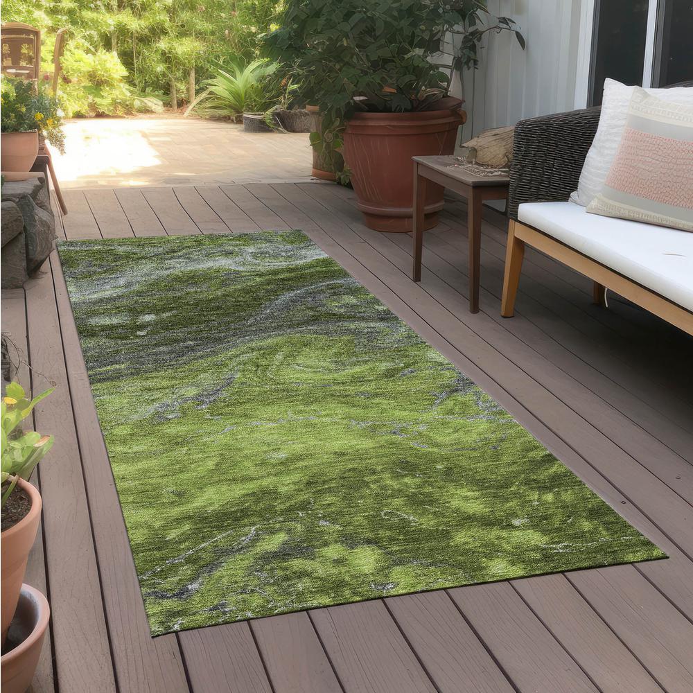 Chantille ACN599 Green 2'3" x 7'6" Rug. Picture 7