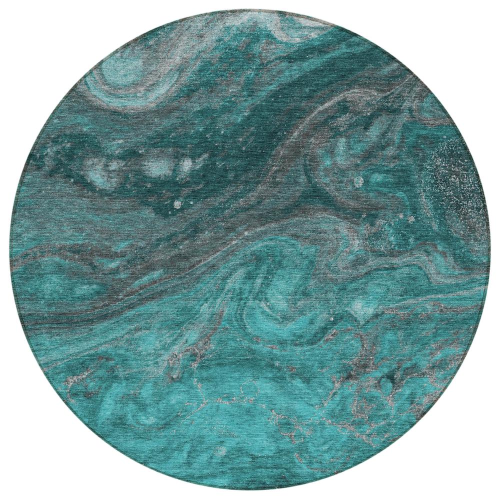 Chantille ACN599 Teal 8' x 8' Rug. Picture 1