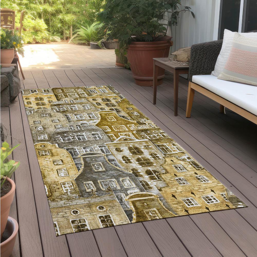 Chantille ACN600 Brown 2'3" x 7'6" Rug. Picture 7