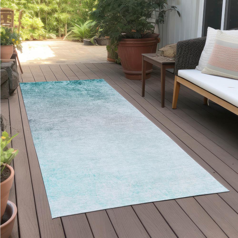 Chantille ACN601 Teal 2'3" x 7'6" Rug. Picture 7
