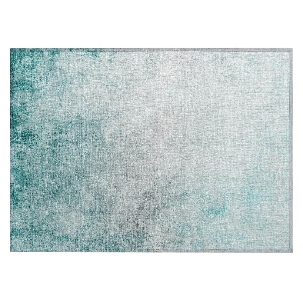 Chantille ACN601 Teal 1'8" x 2'6" Rug. Picture 1