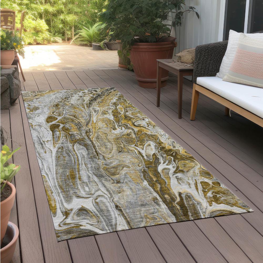 Chantille ACN602 Brown 2'3" x 7'6" Rug. Picture 7