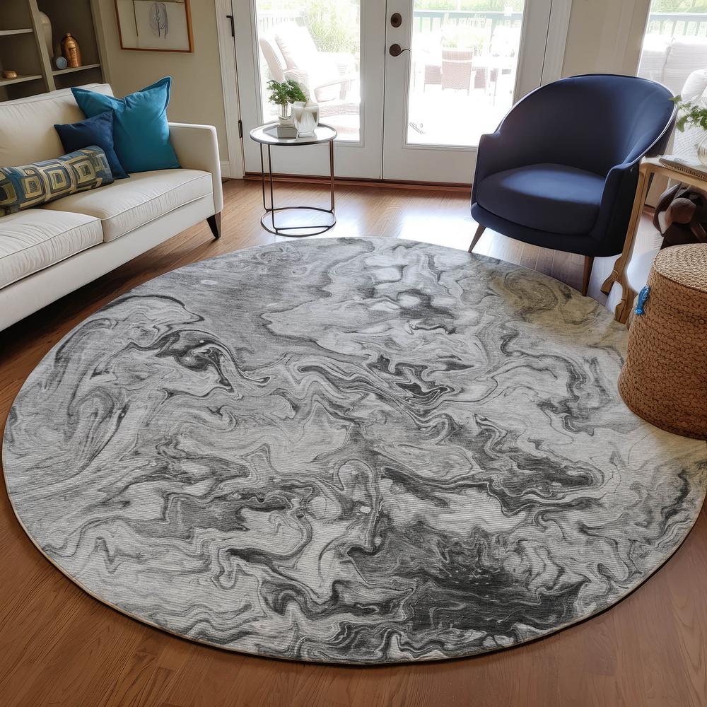 Chantille ACN603 Gray 8' x 8' Rug. Picture 6