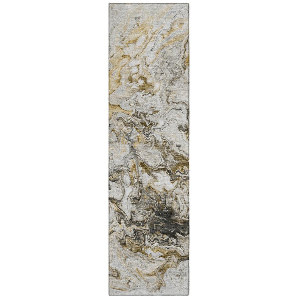 Chantille ACN603 Brown 2'3" x 7'6" Rug. Picture 1