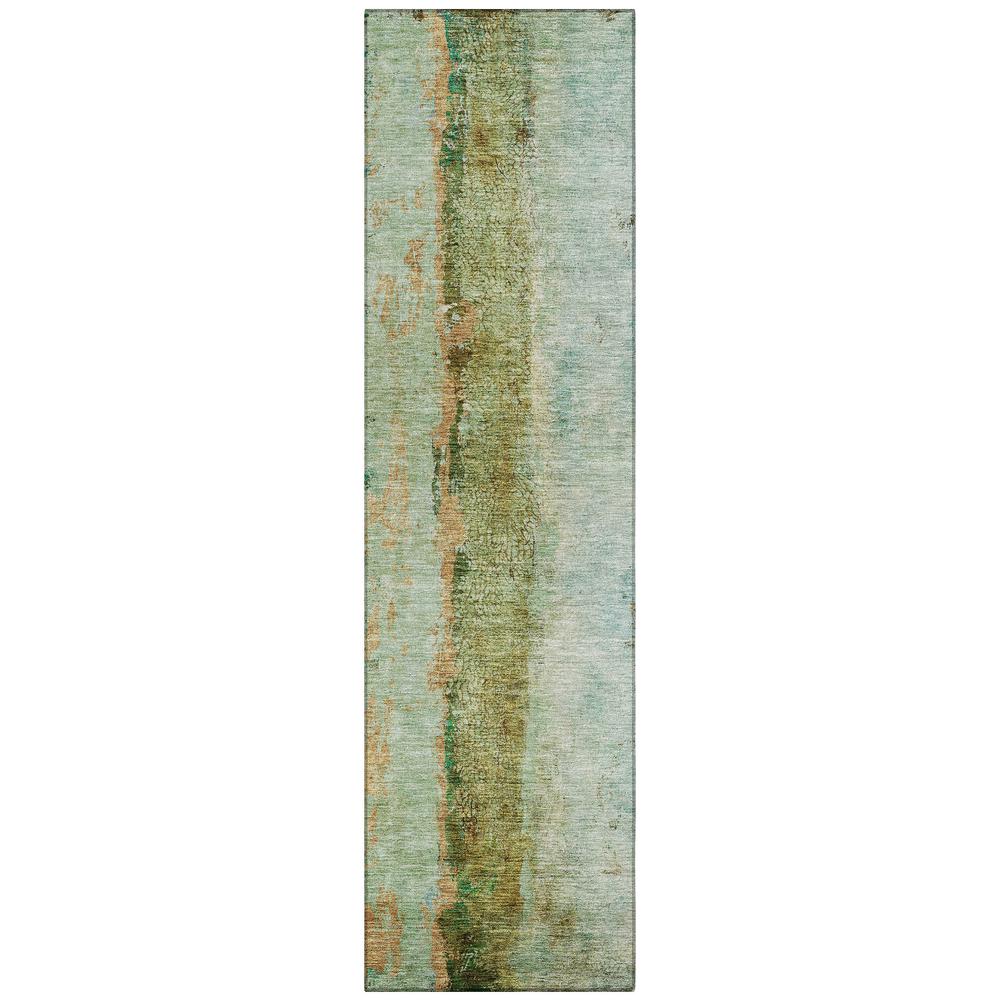 Chantille ACN605 Green 2'3" x 7'6" Rug. Picture 1
