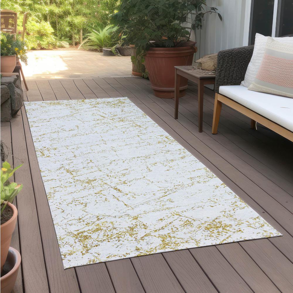 Chantille ACN606 Gold 2'3" x 7'6" Rug. Picture 7