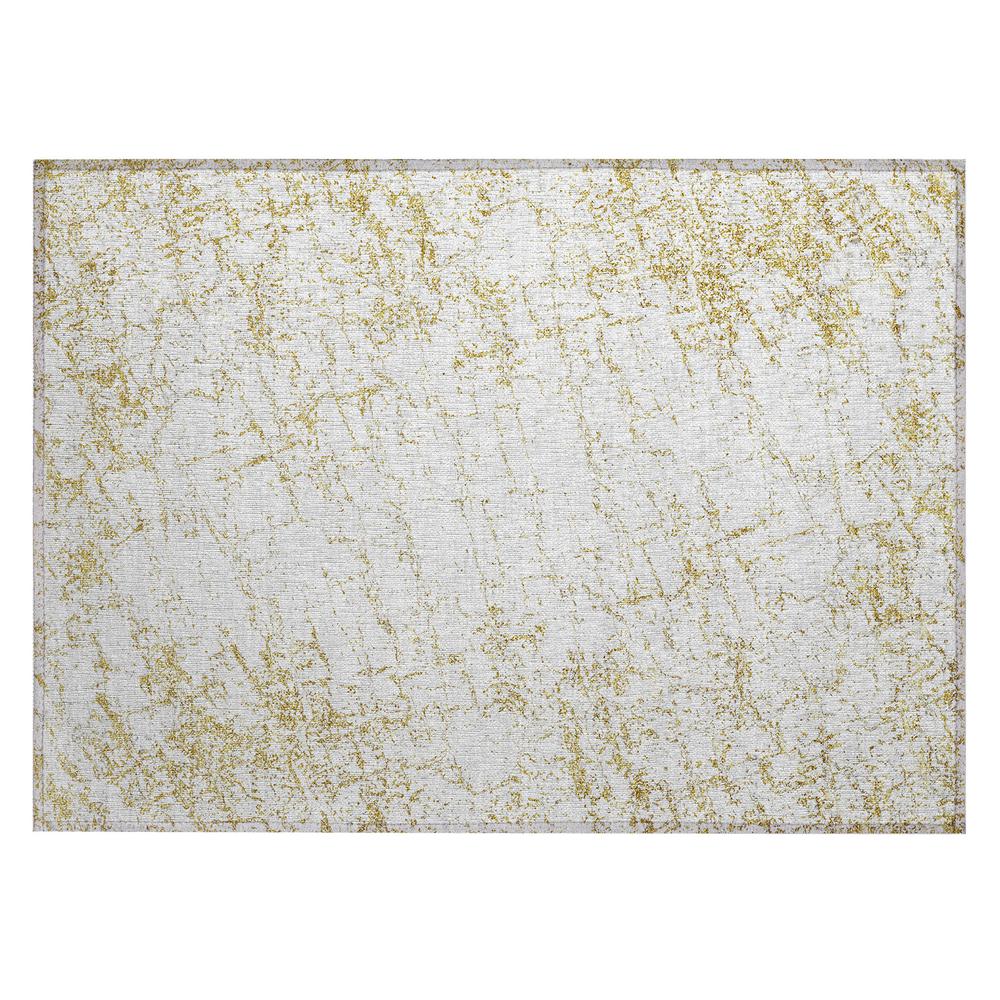Chantille ACN606 Gold 1'8" x 2'6" Rug. Picture 1