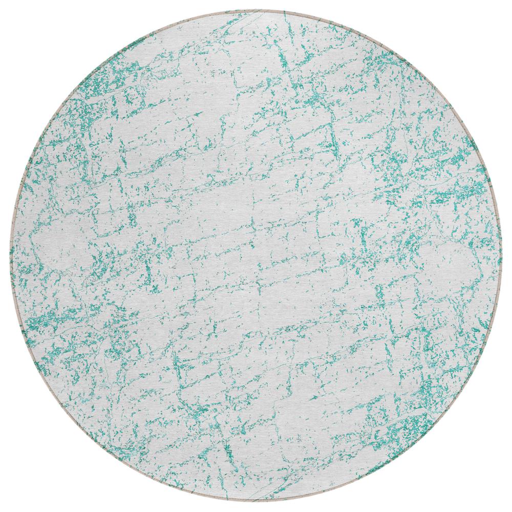 Chantille ACN606 Teal 8' x 8' Rug. Picture 1