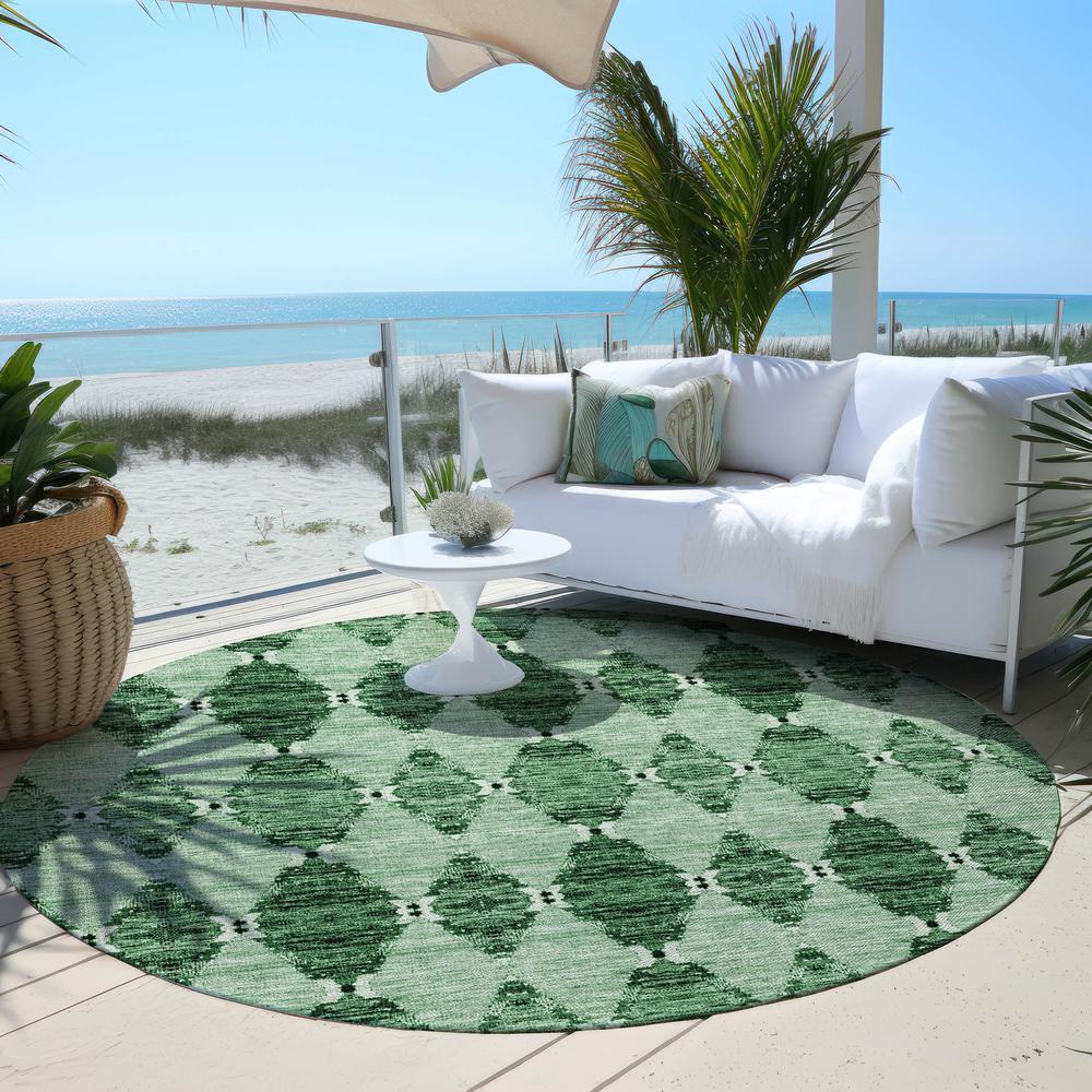 Chantille ACN610 Green 8' x 8' Rug. Picture 7