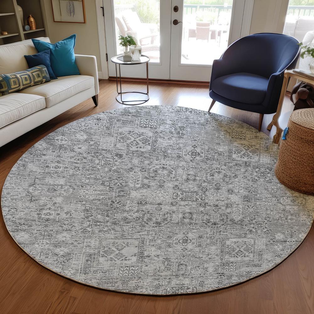 Chantille ACN611 Gray 8' x 8' Rug. Picture 6