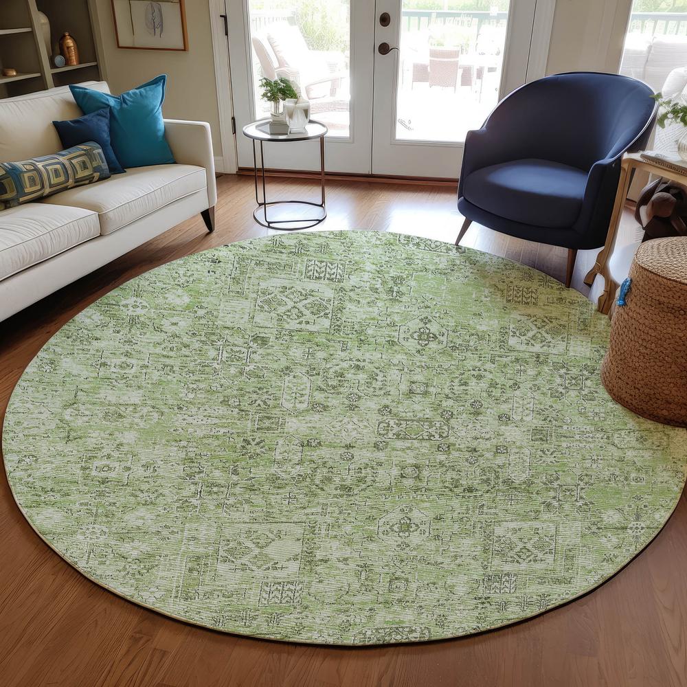 Chantille ACN611 Green 8' x 8' Rug. Picture 6