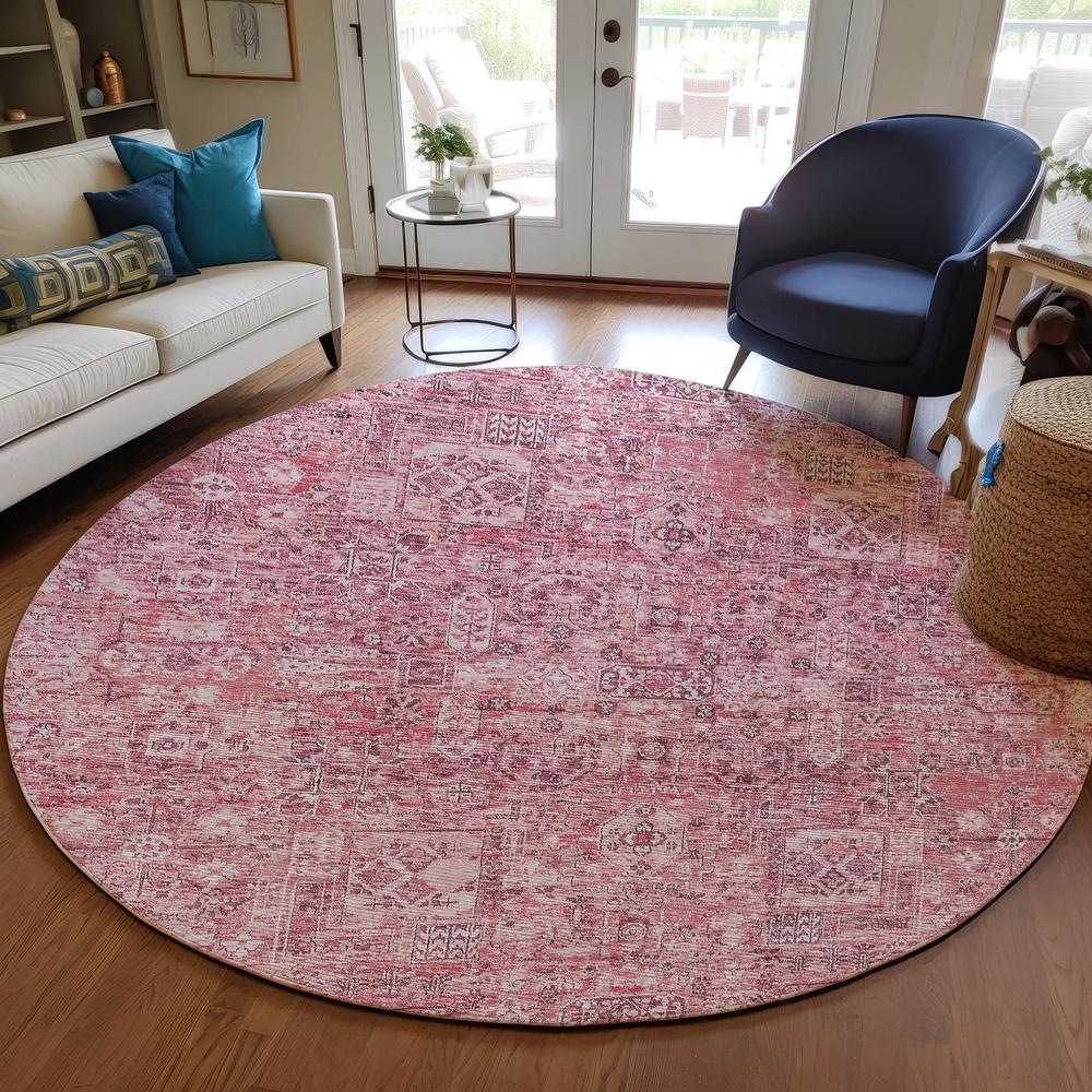 Chantille ACN611 Pink 8' x 8' Rug. Picture 6