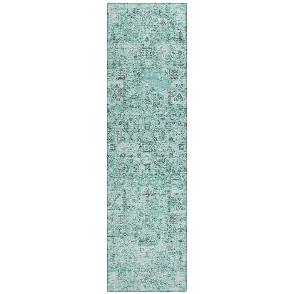 Chantille ACN611 Teal 2'3" x 7'6" Rug. Picture 1