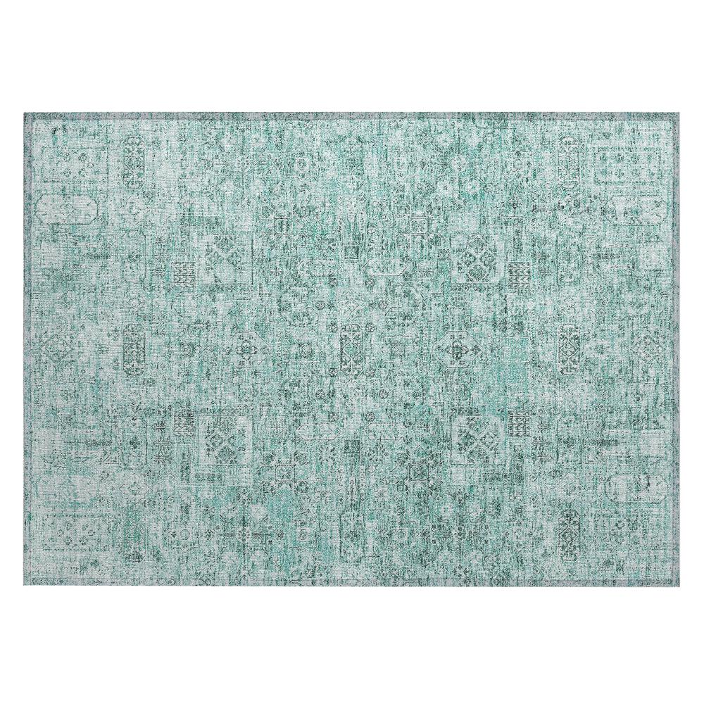 Chantille ACN611 Teal 1'8" x 2'6" Rug. Picture 1