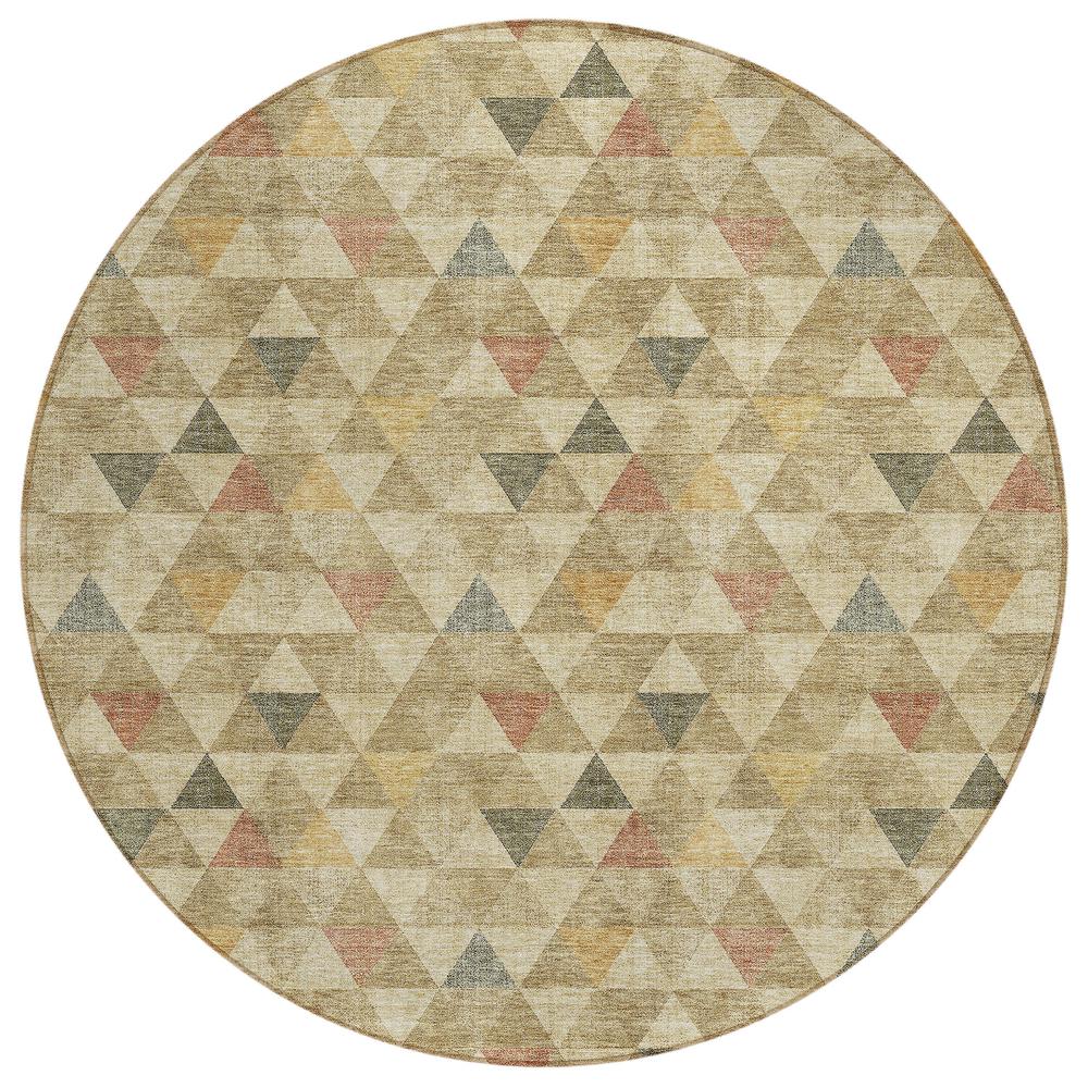 Chantille ACN612 Brown 8' x 8' Rug. Picture 1