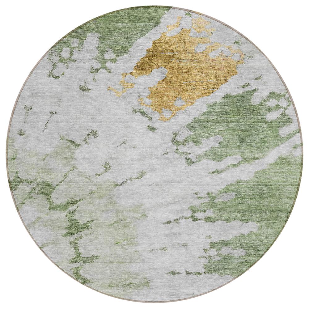 Chantille ACN614 Green 8' x 8' Rug. Picture 1