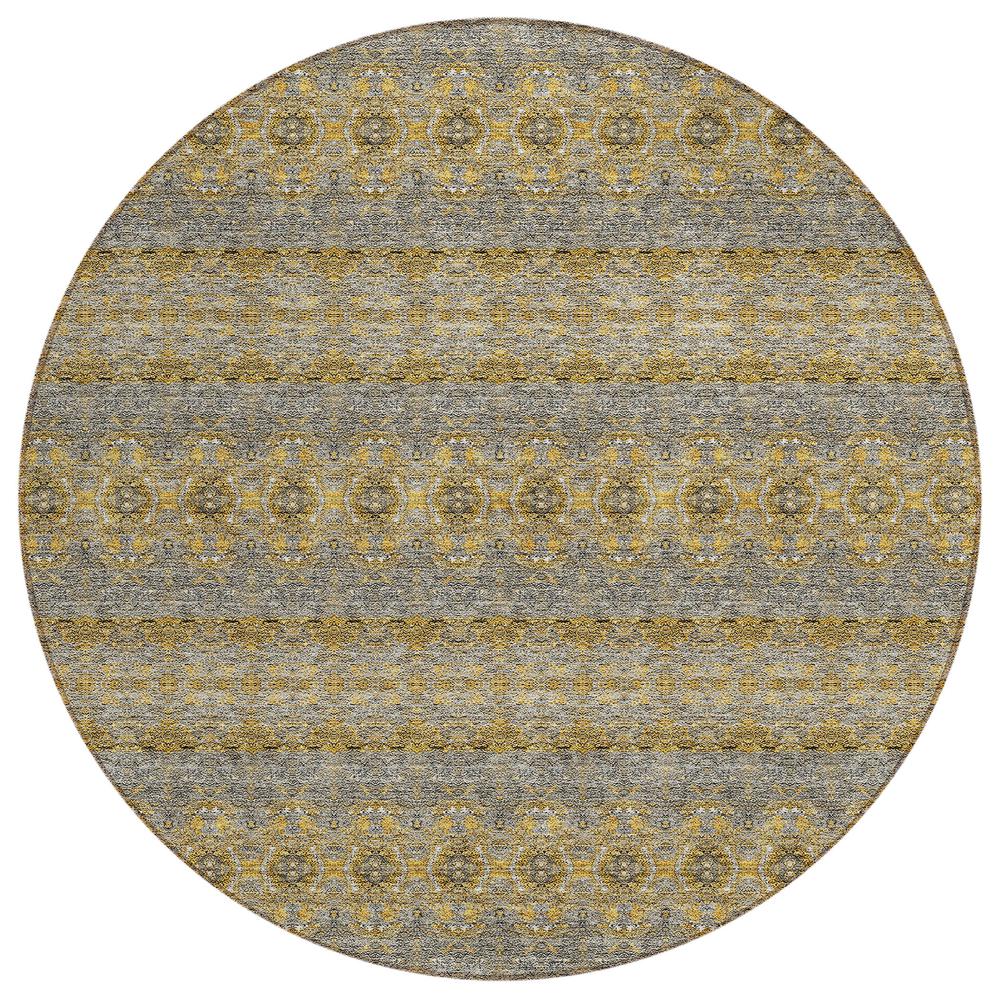 Chantille ACN615 Gold 8' x 8' Rug. Picture 1