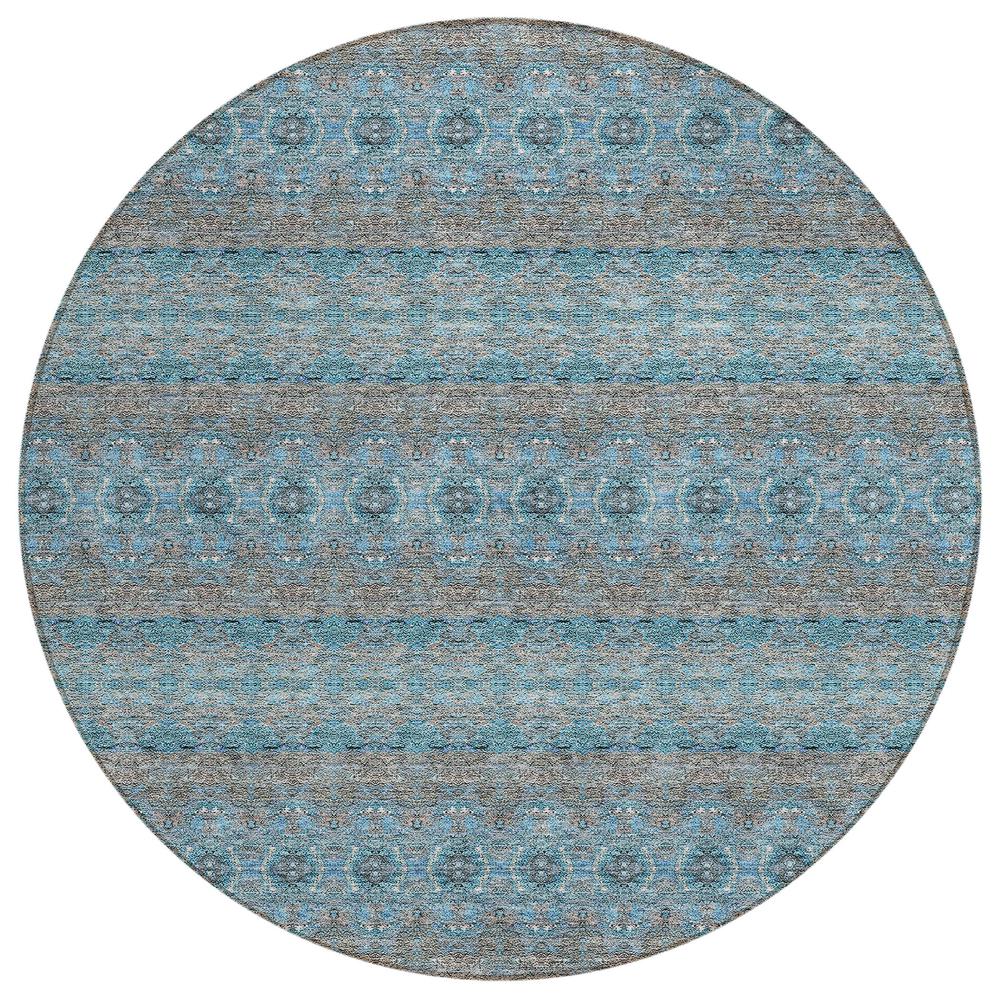 Chantille ACN615 Teal 8' x 8' Rug. Picture 1