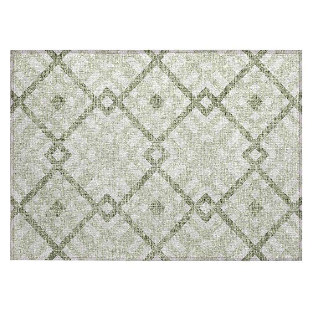 Chantille ACN616 Green 1'8" x 2'6" Rug. Picture 1