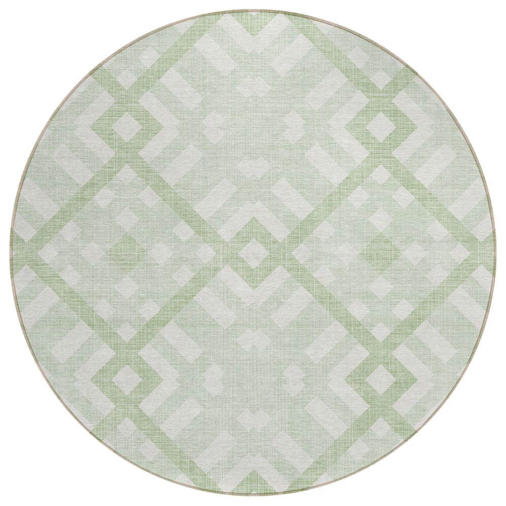 Chantille ACN616 Green 8' x 8' Rug. Picture 1