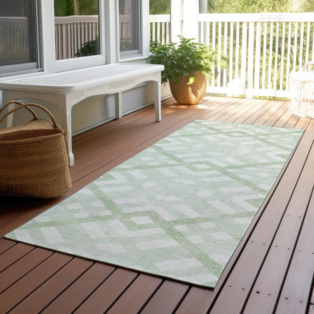 Chantille ACN616 Green 2'3" x 7'6" Rug. Picture 7
