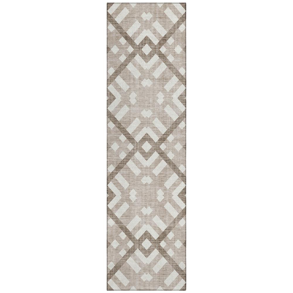Chantille ACN616 Brown 2'3" x 7'6" Rug. Picture 1