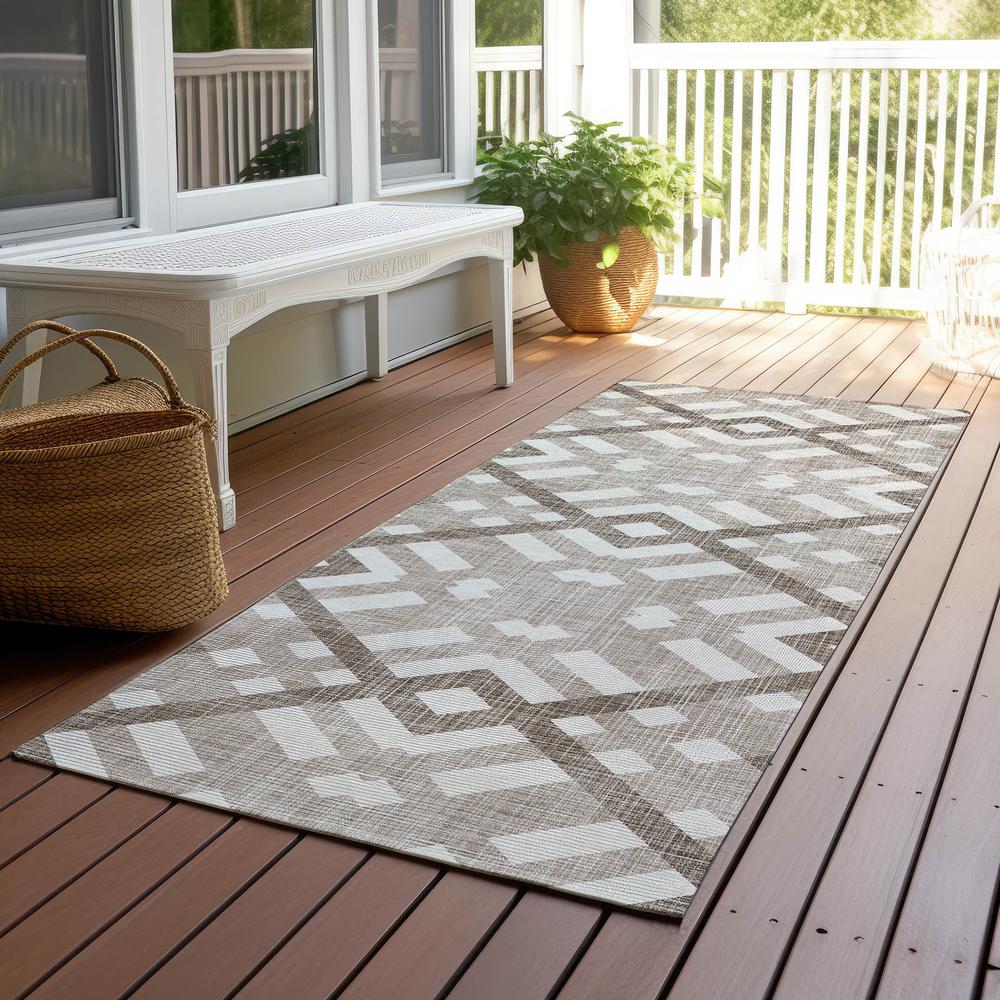 Chantille ACN616 Brown 2'3" x 7'6" Rug. Picture 7