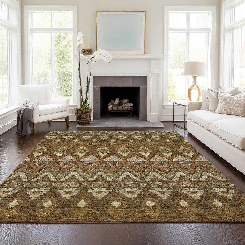 Chantille ACN617 Brown 2'6" x 3'10" Rug. Picture 6