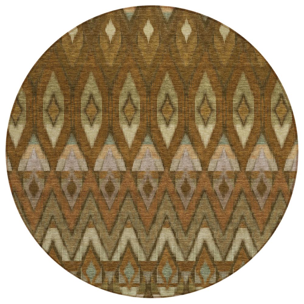 Chantille ACN617 Brown 8' x 8' Rug. Picture 1