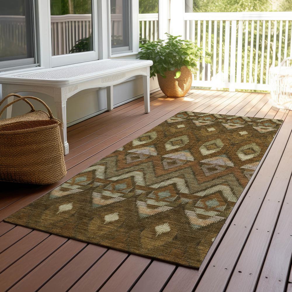 Chantille ACN617 Brown 2'3" x 7'6" Rug. Picture 7