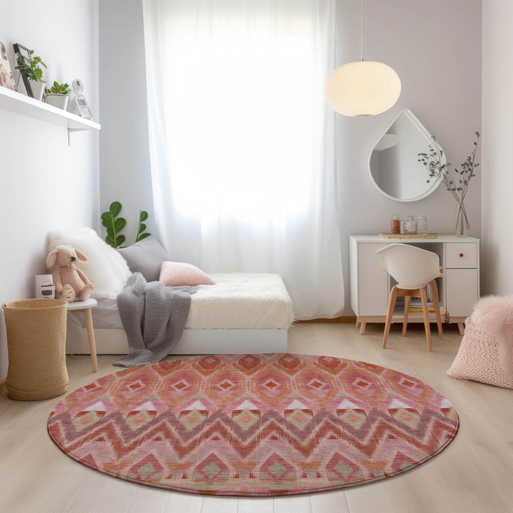 Chantille ACN617 Pink 8' x 8' Rug. Picture 7
